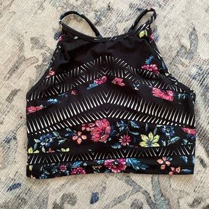 Betsey Johnson Longline Bralette Sports Bra Yoga Size Small